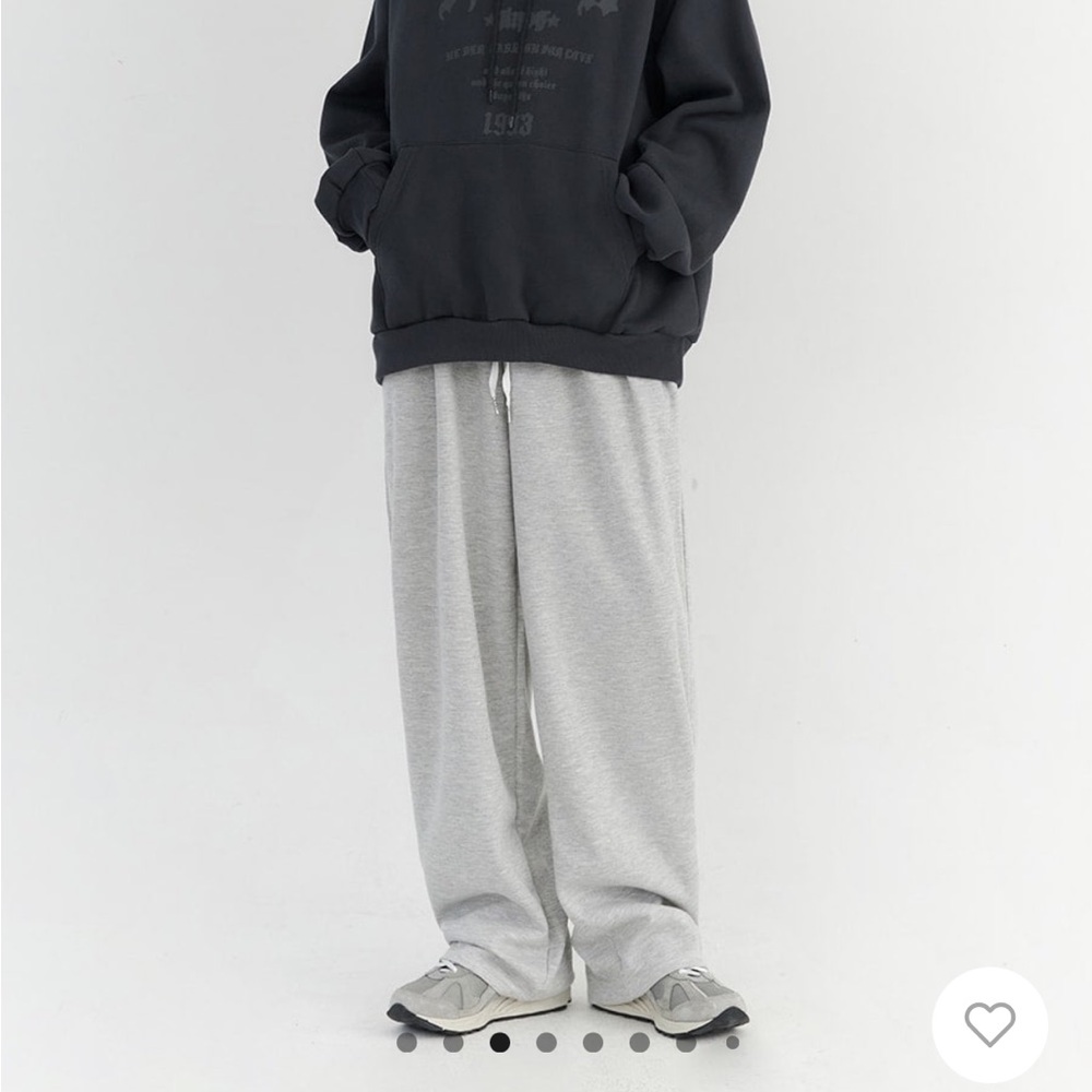 Bundle 3 Wide Leg Sweatpants in Black, Gray, & Light Gray
